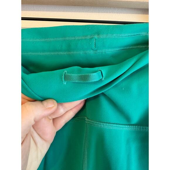 Lululemon Wunder Train Everlux High Rise Stretch Maldives Green 28” Size 14 - Picture 5 of 7